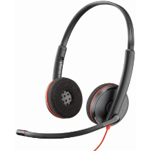 אוזניות חוטיות עם מיקרופון חיבור Poly Plantronics Blackwire C3225 USB-C 