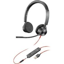  אוזניות סטריאו חוטיות Poly Plantronics Blackwire C3325 USB-A