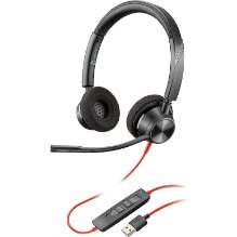 אוזניות Poly Blackwire 3320 M USB-A