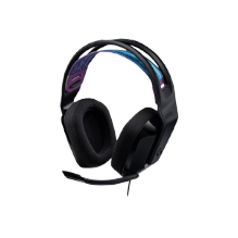 אוזניית גיימינג חוטית בצבע שחור עם מיקרופון Logitech G335