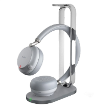 מערכת ראש (אוזניות) אלחוטית ל-2 אוזניים BH72 with Charging Stand Light Gray USB-A UC