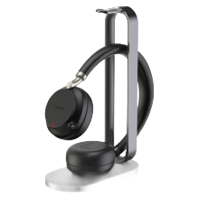מערכת ראש (אוזניות) אלחוטית ל-2 אוזניים BH72 with Charging Stand Light Black USB-A Teams