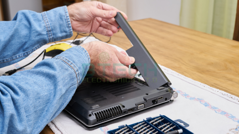 החלפת סוללה למחשב נייד