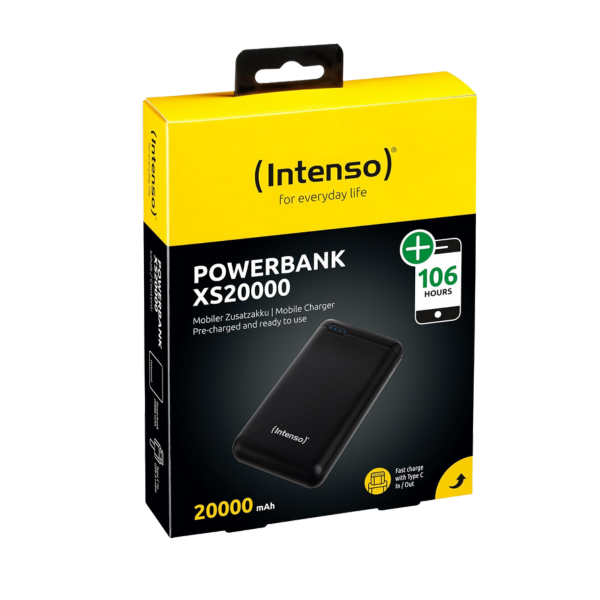 סוללת גיבוי Intenso PowerBank XS20000 USB-A/USB-C 1Year