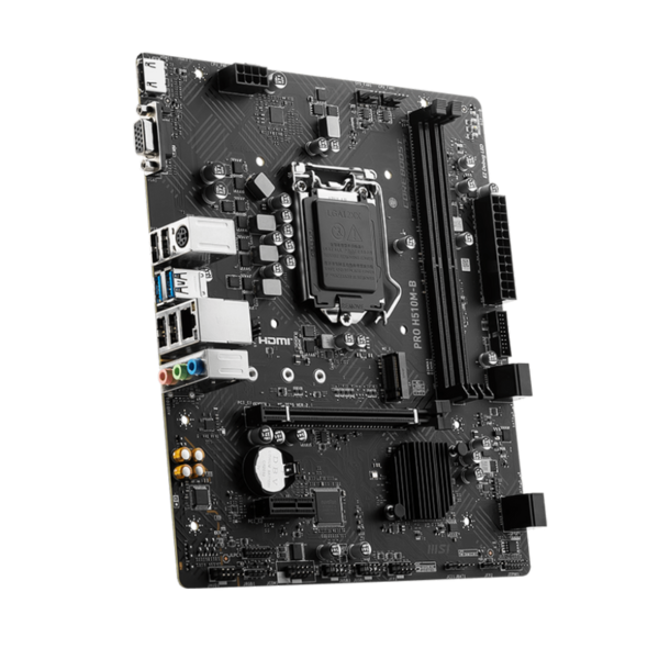 לוח אם אינטל MSI PRO H510M-B DDR4 LGA1200 HDMI VGA – תמונה 3