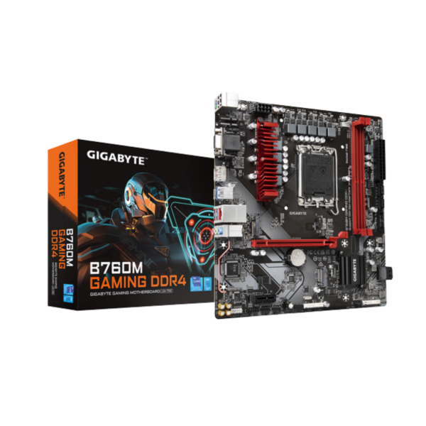 לוח אם אינטל Gigabyte B760M GAMING DDR4 LGA1700 HDMI DP VGA