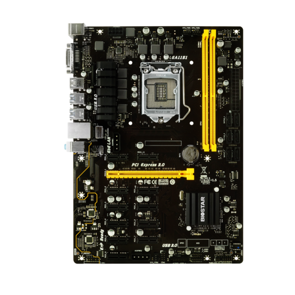 לוח אם אינטל Biostar TB250-BTC PRO DDR4 LGA1151 HDMI – תמונה 2