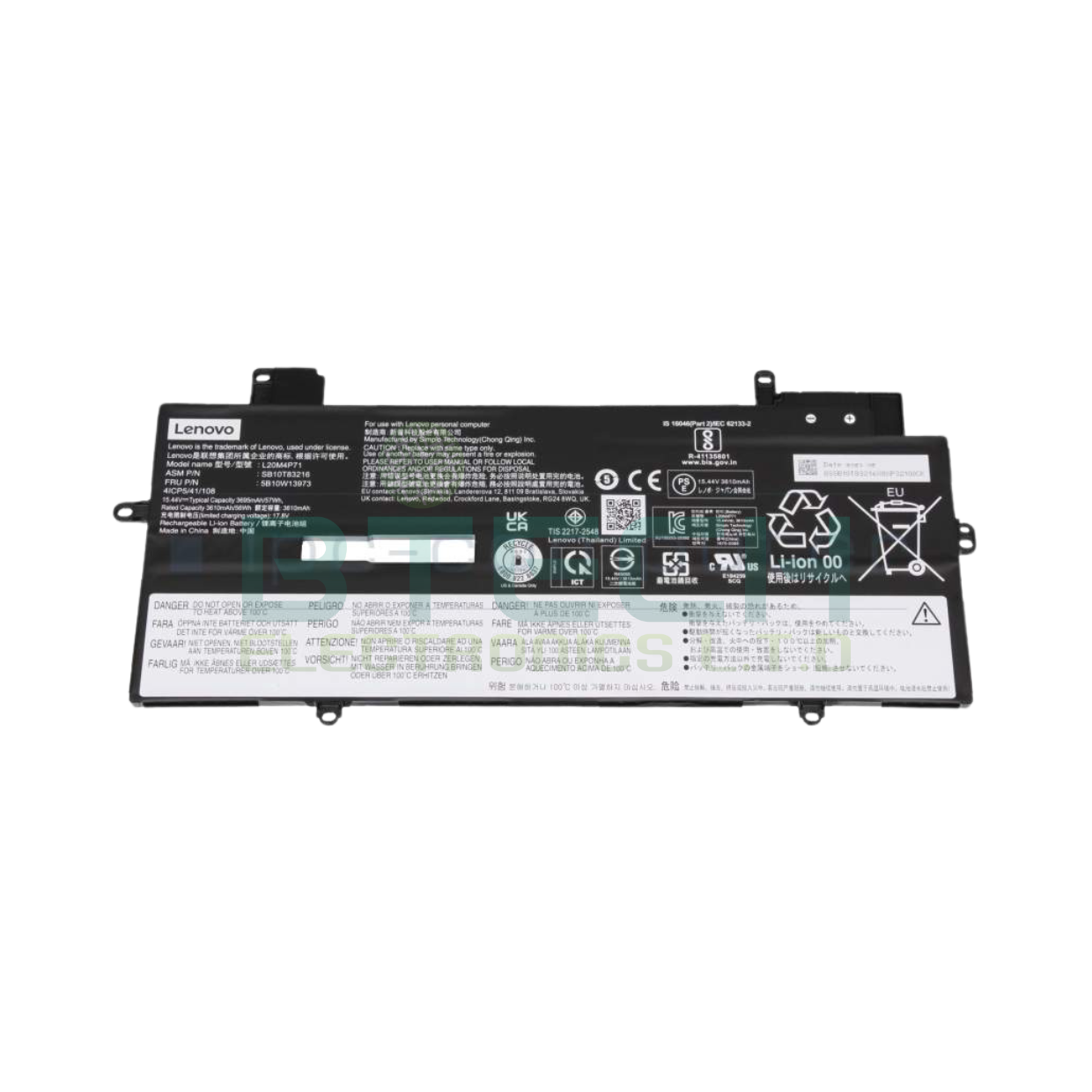 סוללה מקורית Lenovo ThinkPad X1 Carbon 9th Gen 2021 10th Gen