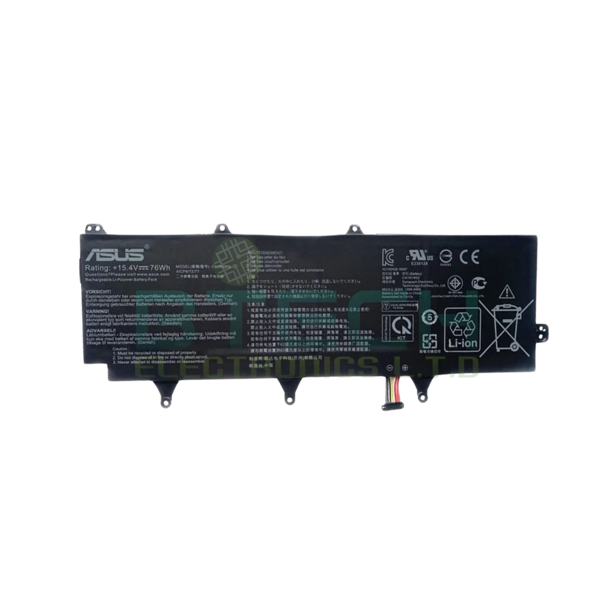 סוללה מקורית פנימית אסוס למחשב נייד ASUS ROG Zephyrus S GX701