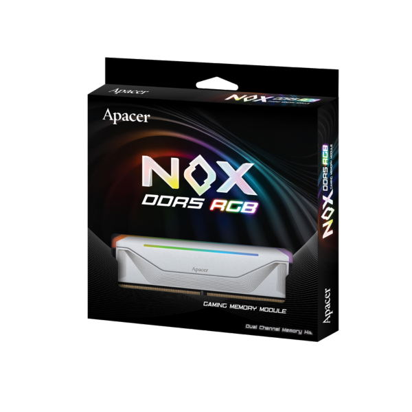 זיכרון לנייח Apacer NOX 32GB(16GBx2) DDR5 5600MHz RGB CL40 – תמונה 4
