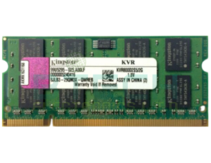 זיכרון למחשב נייד Kingston 2GB DDR2 800Mhz 1.8V