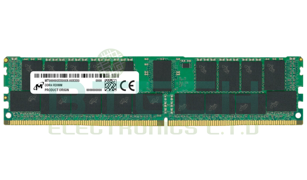 זיכרון לשרת CRUCIAL DDR4 RDIMM 32GB 2Rx4 3200 CL22 1.2V