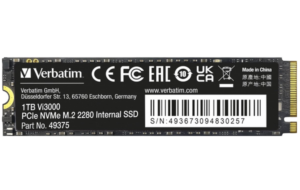 דיסק פנימי VERBATIM Vi3000 1TB NVME 3,100/2,200MB SSD 3Yr