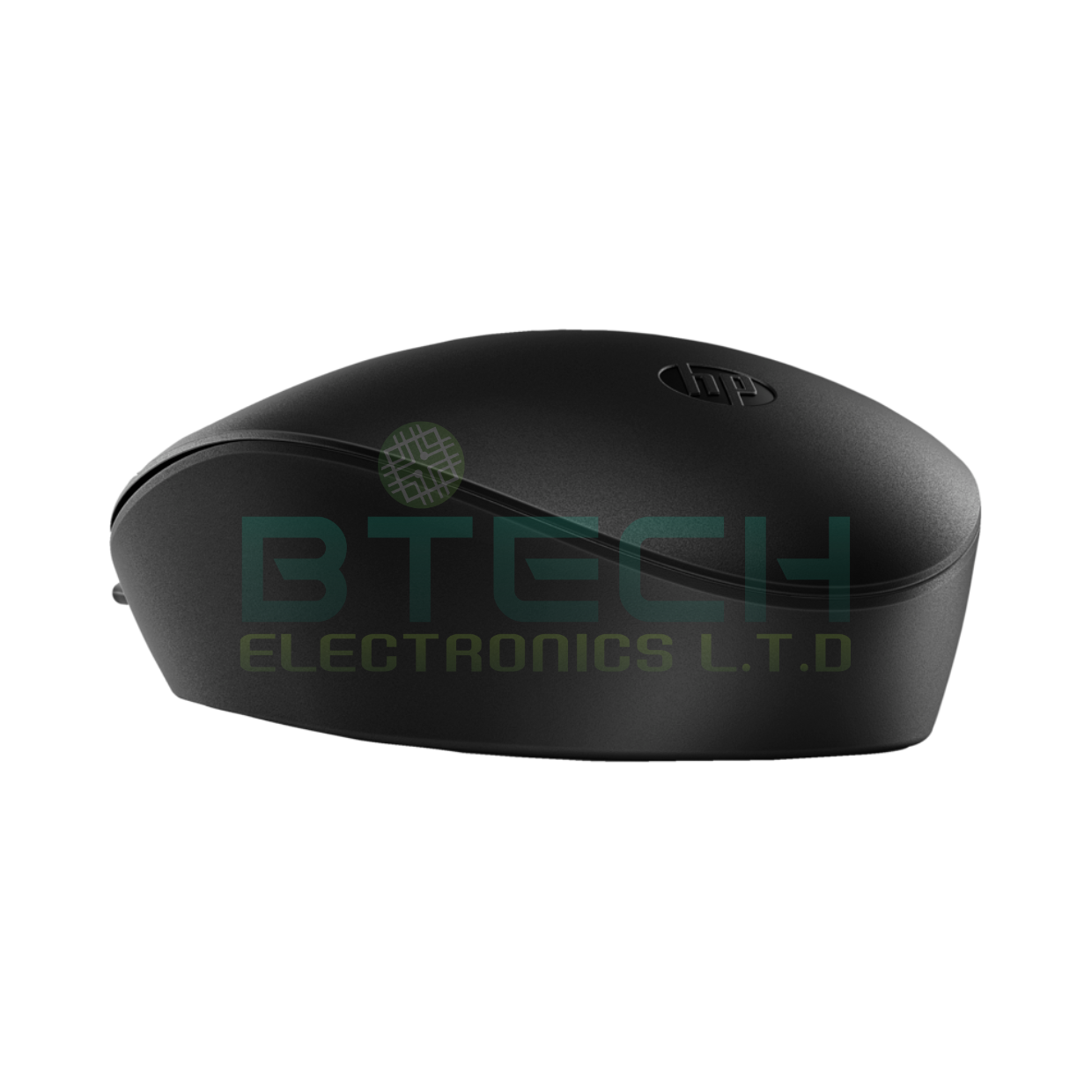 עכבר חוטי אופטי שחור HP 125 1200DPI – תמונה 3