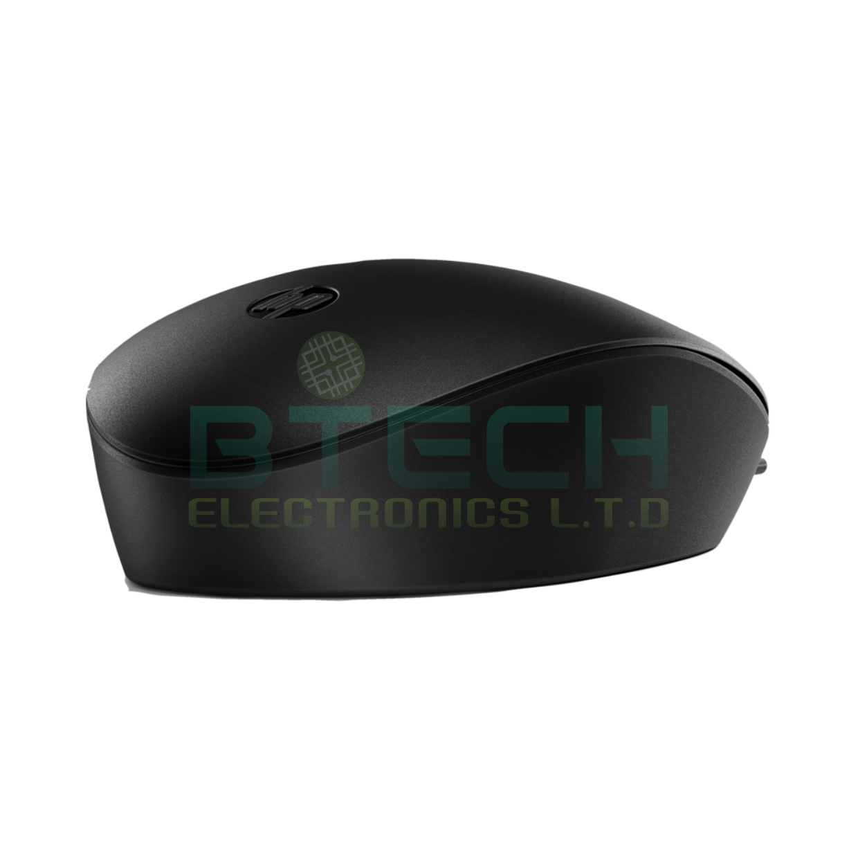 עכבר חוטי אופטי שחור HP 125 1200DPI – תמונה 4