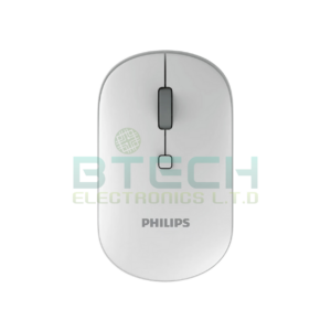 עכבר אלחוטי ארגונומי מהירות DPI 1600 SPK7203-WT בצבע לבן USB