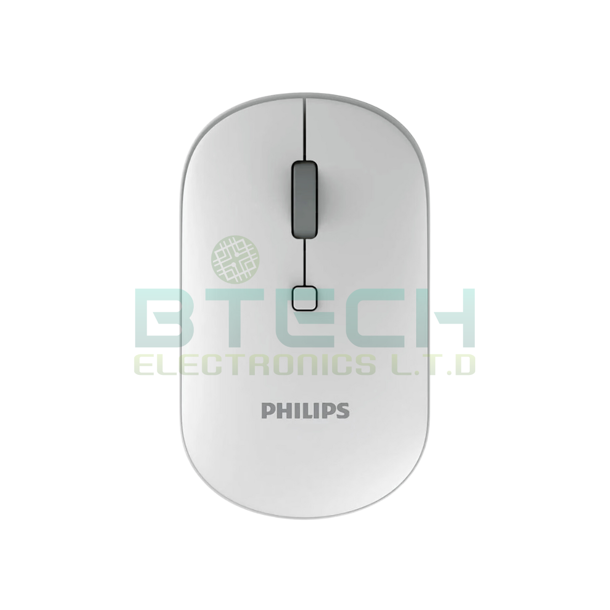 עכבר אלחוטי ארגונומי מהירות DPI 1600 SPK7203-WT בצבע לבן USB
