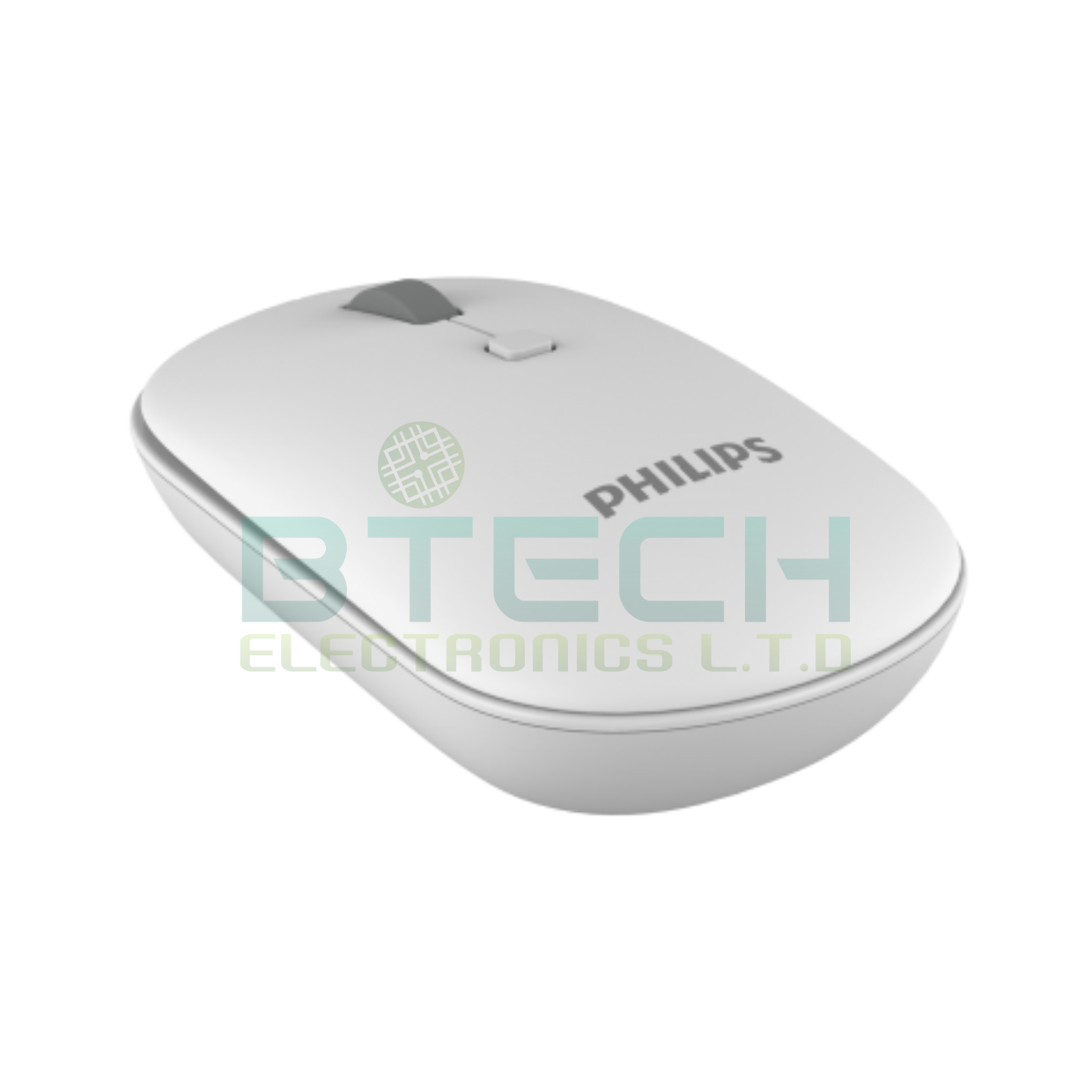 עכבר אלחוטי ארגונומי מהירות DPI 1600 SPK7203-WT בצבע לבן USB – תמונה 2