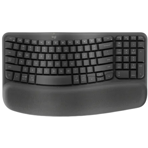 מקלדת אלחוטית ארגונומית Logitech WAVE Keys 2.4 / Bluetooth