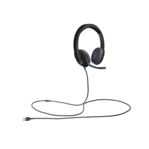 אוזניות חוטיות ל-2 אוזניים עם מיקרופון Logitech H540 USB-A