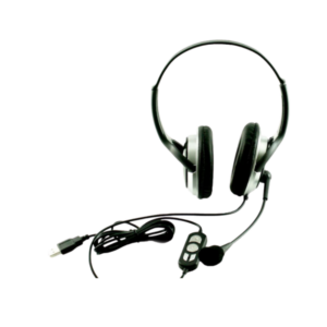 אוזניות חוטיות ל-2 אוזניים עם מיקרופון Gold Touch HYG-850 USB 2.0