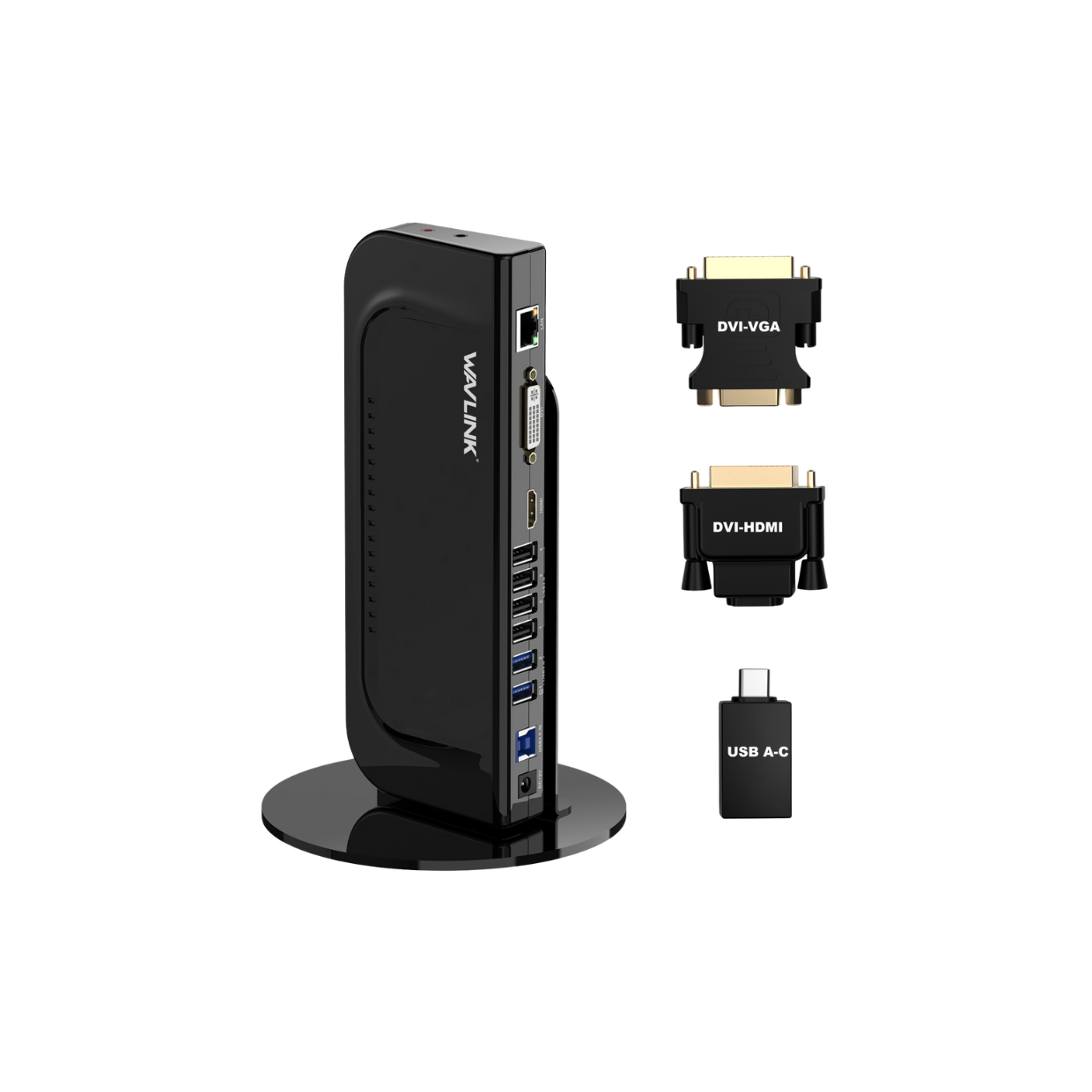 תחנת עגינה לא כולל הטענה Wavlink WL-UG49DK4V USB 3.0 – תמונה 4