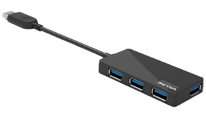 מפצל WAVLINK 4-Port 4×USB 3.0 GL3520 אחריות למשך שנה