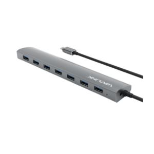 מפצל Wavlink UH3074C USB-C to USB3.0 7 Port Aluminum HUB