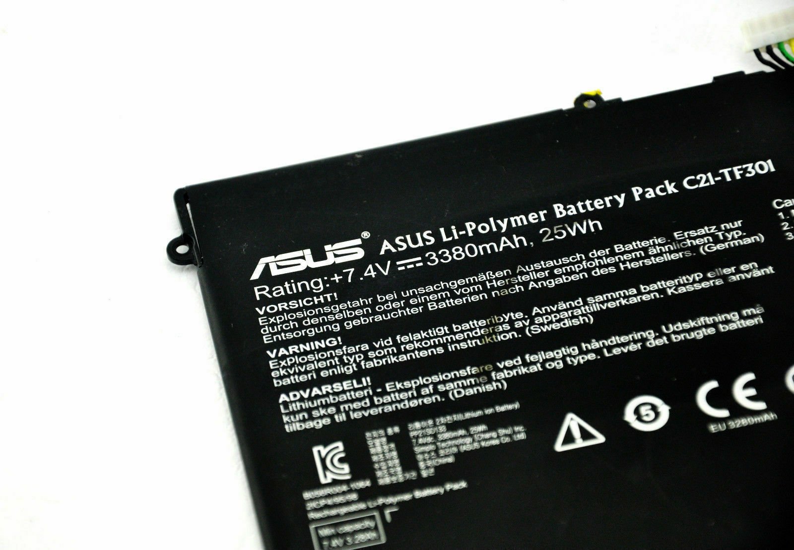 סוללה מקורית למחשב נייד ASUS Eee Pad TF201 26Wh – תמונה 3
