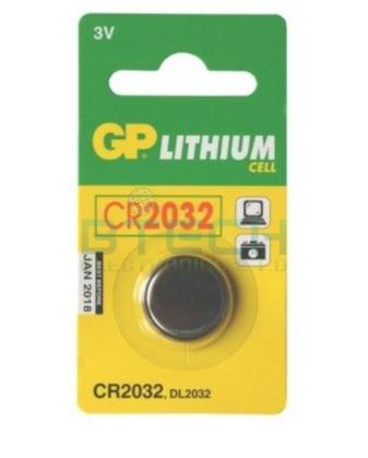 סוללת כפתור 3V דגם CR2032 תוצרת GP – תמונה 3