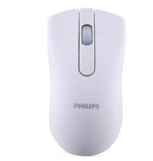 עכבר אלחוטי אופטי לבן Philips M211