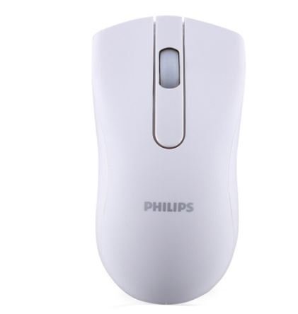 עכבר אלחוטי אופטי לבן Philips M211
