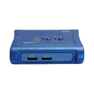 ממתג 2 פורטים TRENDnet 2 Port USB VGA KVM Switch TK-207K