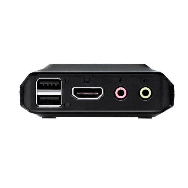 כבל KVM ל-2 מחשבים חיבור Aten 2xUSB | HDMI 4K | 4096X2160 – תמונה 3