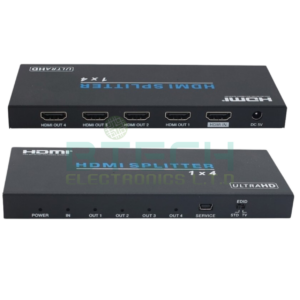 מפצל HDMI2.0 מוגבר ל-4 מסכים בו זמנית תומך 4K@60HZ