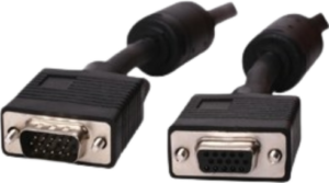 כבל VGA הארכה איכותי זכר-נקבה באורך 0.5 מטר