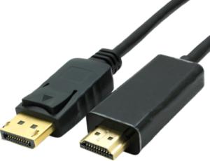 כבל DP TO HDMI באורך 1.8 מטר תומך אודיו