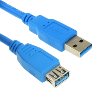 כבל מאריך USB3.0 זכר - נקבה באורך 1.8 מטר