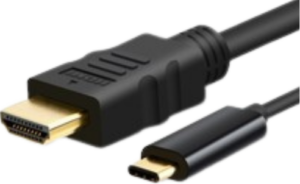 כבל Type-C זכר ל-HDMI זכר באורך 1.8 מטר