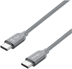 כבל Type-C to Type-C באורך 1 מטר 100W E-Mark