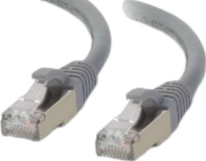 כבל רשת מגשר מסוכך CAT6 נחושת באורך 0.2 מטר אפור