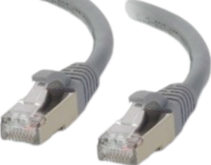 כבל רשת מגשר מסוכך CAT6A נחושת באורך 0.5 מטר