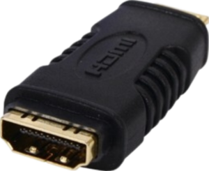 מתאם HDMI נקבה ל- HDMI MINI זכר מוזהב