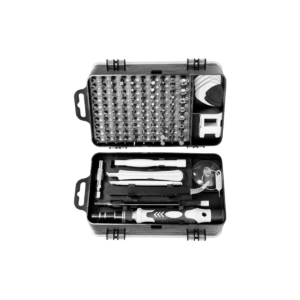 סט מברגים לטלפון / שעון רב תכליתי לתיקון 98 ביטים + 17 חלקים צבע שחור