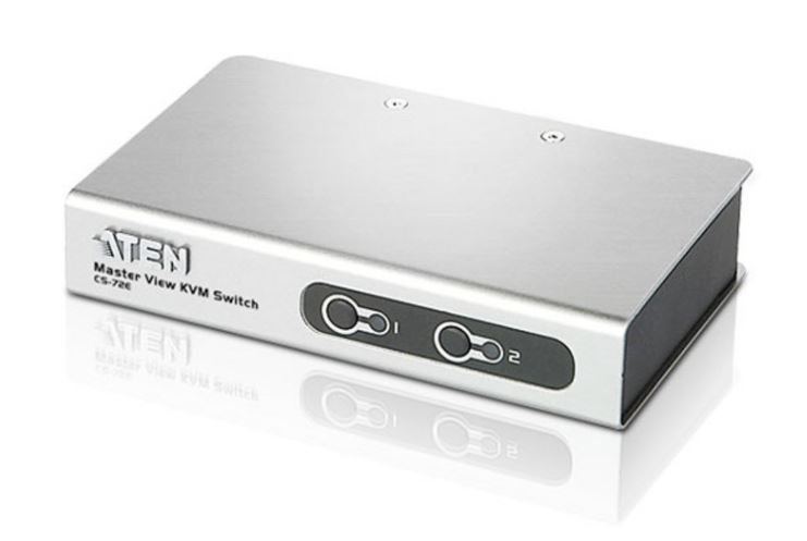 קופסא KVM ל-2 מחשבים Aten CS72E PS/2 VGA – תמונה 2