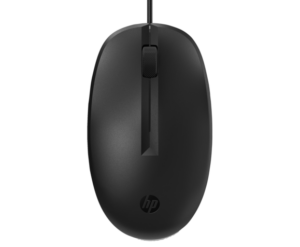 עכבר חוטי אופטי שחור HP 125 1200DPI