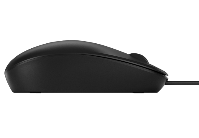 עכבר חוטי אופטי שחור HP 125 1200DPI – תמונה 8