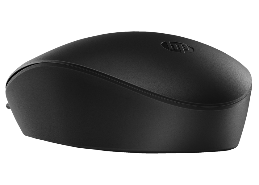 עכבר חוטי אופטי שחור HP 125 1200DPI – תמונה 6