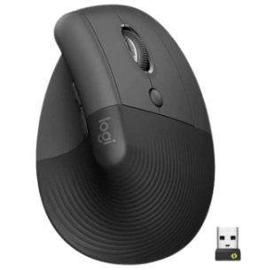 עכבר אלחוטי אופטי גרפיט Logitech Lift Vertical Ergonomic