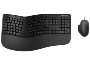 סט מקלדת ועכבר חוטי Microsoft MS Ergonomic